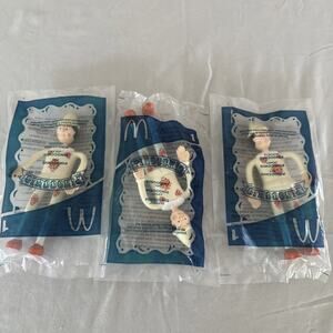 Pinocchio 2002 McDonald's Happy Meal Toy #1 New In Packaging X3 Three Total